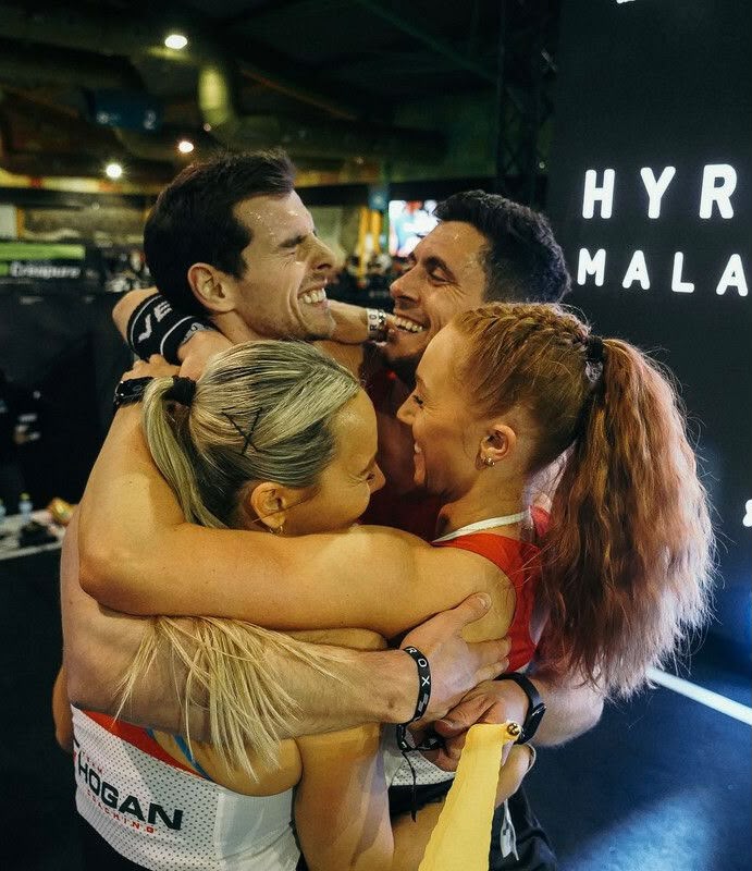 Team Hogan athletes celebrating together